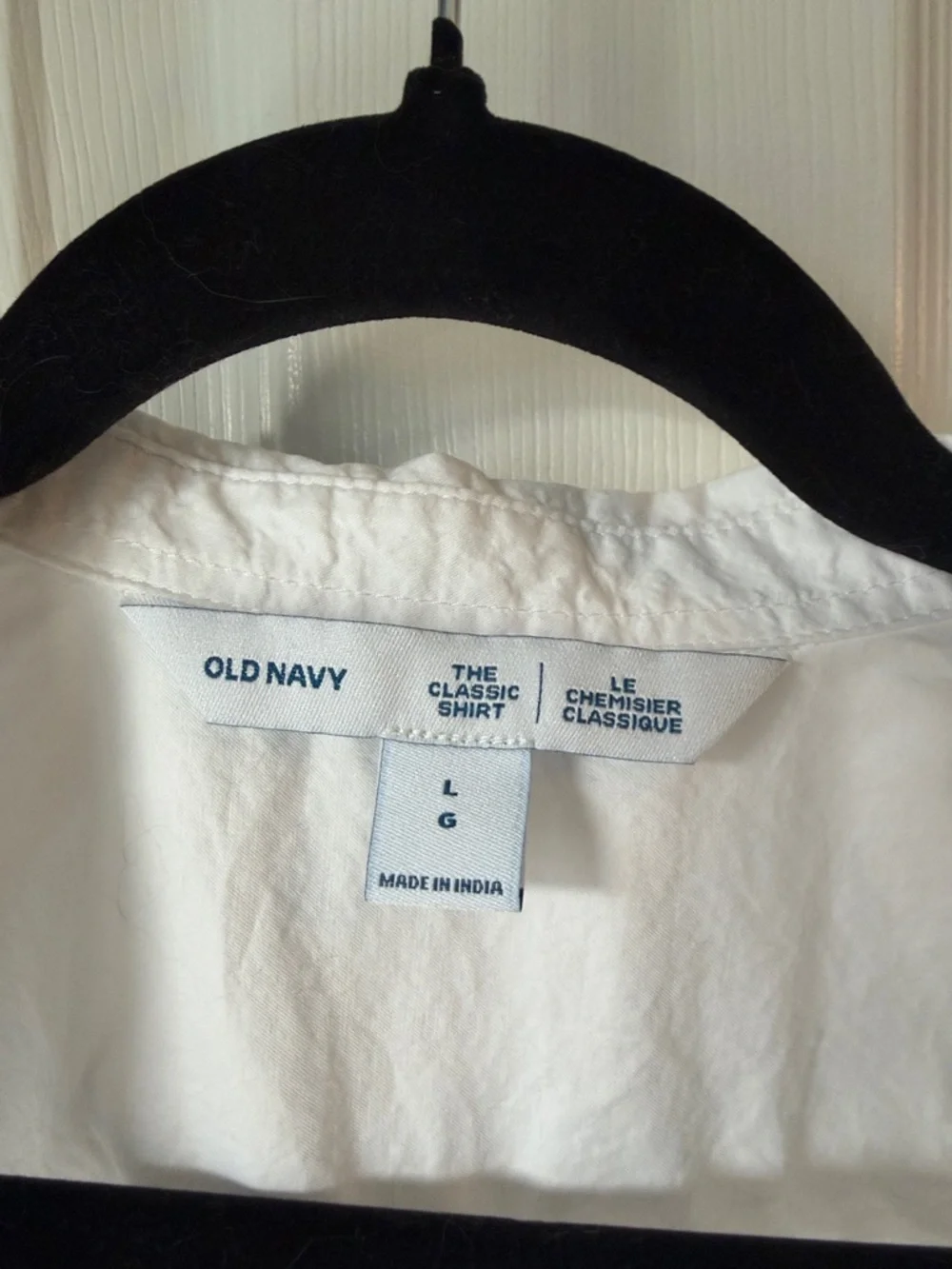 Old Navy White Classic Shirt with Tag - Picture 2 of 2